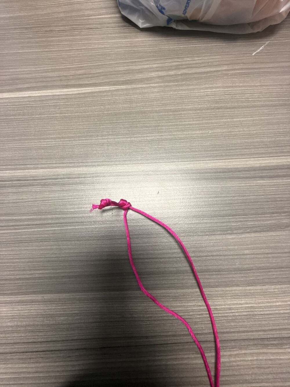 Silicone Teething Sensory Chew Necklace in Pink and Red - Picture 3 of 3